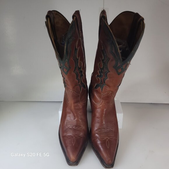 Boulet Men's Cowboy Boots – Size 9.5 or Women's size 11 - Picture 2 of 9